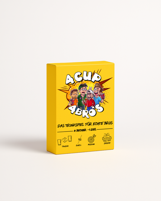 4Cup4Bro´s - Das Trinkspiel für Bro´s